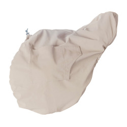 Housse de Selle avec plaque en or Kentucky Beige