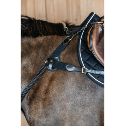 Fünfpunktbrustblatt mit Elastik D Collection Dy'on Schwarz