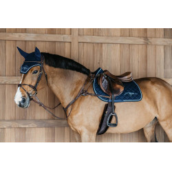 Fünfpunktbrustblatt mit Elastik D Collection Dy'on Braun Fünfpunktbrustblatt mit Elastik D Collection Dy'on Braun