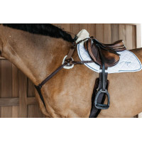 Brustblatt 5-Punkt mit Elastik New English Collection Dy'on Braun Brustblatt 5-Punkt mit Elastik New English Collection Dy'on Braun