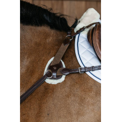 Brustblatt 5-Punkt mit Elastik New English Collection Dy'on Braun Brustblatt 5-Punkt mit Elastik New English Collection Dy'on Braun