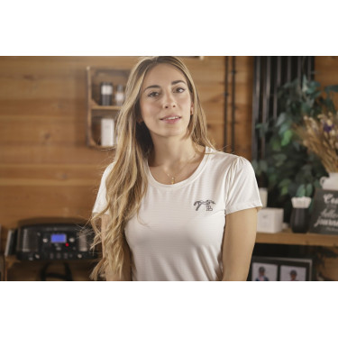 T-Shirt Tecty Pénélope Kurzarm Ecru Wei&amp;amp;amp;amp;amp;amp;szlig;