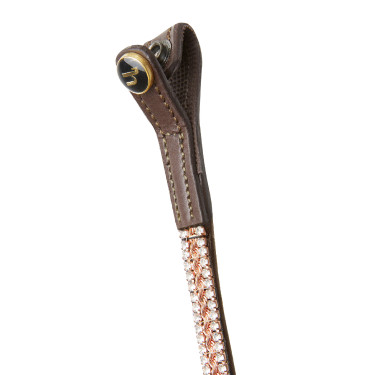 Stirnband Horze Nancy Kristall mit Stirnband Linie Horze Braun / Roségold Stirnband Horze Nancy Kristall mit Stirnband Linie Horze Braun / Roségold
