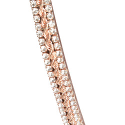 Stirnband Horze Nancy Kristall mit Stirnband Linie Horze Braun / Roségold Stirnband Horze Nancy Kristall mit Stirnband Linie Horze Braun / Roségold