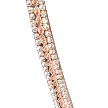 Stirnband Horze Nancy Kristall mit Stirnband Linie Horze Braun / Roségold Stirnband Horze Nancy Kristall mit Stirnband Linie Horze Braun / Roségold