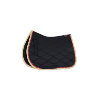 Dressurschabracke B Vertigo Amory mit besticktem Monogramm Dunkelmarine Blau Dressurschabracke B Vertigo Amory mit besticktem Monogramm Dunkelmarine Blau