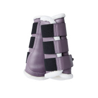 Geschlossene Gamaschen mit Kunstfell Horze Ghent Königliche Rosine Lila