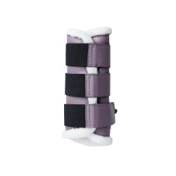 Geschlossene Gamaschen mit Kunstfell Horze Ghent Königliche Rosine Lila