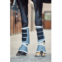 Glocken mit Kunstfell Horze Ghent Arktisblau