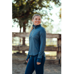 Hybridanorak Horze Annika, Damen Teichblau