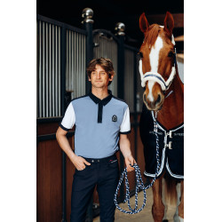 Funktionelles Polo B Vertigo Alec für Herren Unendliches Blau / Weiß