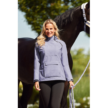 Wasserdichte Reitjacke Horze Ayla mit Reißverschlüssen Damen Wasserdichte Reitjacke Horze Ayla mit Reißverschlüssen Damen