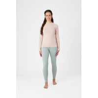 Trainingsshirt Horze Gabriela für Damen mit UV-Schutz Pfirsichrosa Beige