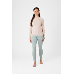 Trainingsshirt Horze Gabriela für Damen mit UV-Schutz Pfirsichrosa Beige