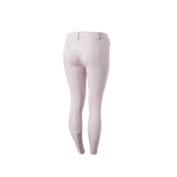 Reithose mit Vollbesatz Horze Kaitlin für Damen mit Blumenmuster