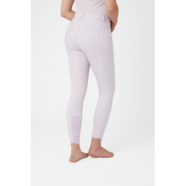 Reithose mit Vollbesatz Horze Kaitlin für Damen mit Blumenmuster Reithose mit Vollbesatz Horze Kaitlin für Damen mit Blumenmuster