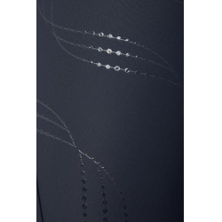 Reithose Horze Indira Damen High Waist mit Vollbesatz Tintenblau