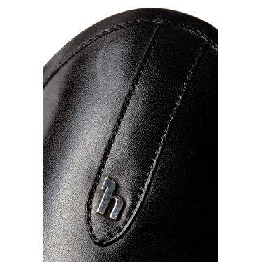 Mini-Chaps Horze Wicklow mit blumenförmigen Perforationen Schwarz Mini-Chaps Horze Wicklow mit blumenförmigen Perforationen Schwarz