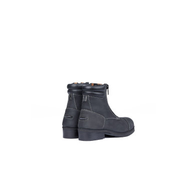 Jodhpur-Stiefeletten Horze Blake aus Leder für Kinder Schwarz Jodhpur-Stiefeletten Horze Blake aus Leder für Kinder Schwarz
