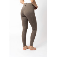 Reitleggings mit Vollbesatz Grip Horze Dea, Damen Morchelbraun Reitleggings mit Vollbesatz Grip Horze Dea, Damen Morchelbraun