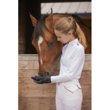 Wettkampf-Poloshirt Pénélope Séville Mesh langärmelig Wettkampf-Poloshirt Pénélope Séville Mesh langärmelig