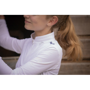 Wettkampf-Poloshirt Pénélope Séville Mesh langärmelig Wettkampf-Poloshirt Pénélope Séville Mesh langärmelig