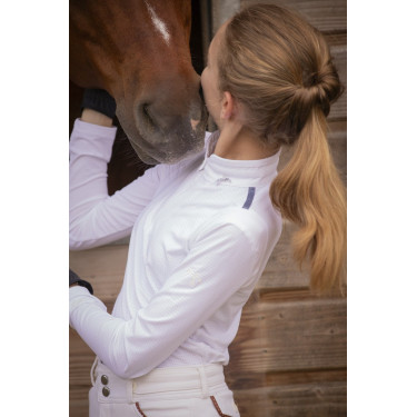 Wettkampf-Poloshirt Pénélope Séville Mesh langärmelig Wettkampf-Poloshirt Pénélope Séville Mesh langärmelig