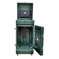 Vertikaler Rollkoffer La Gée Grün Gr&uuml;n