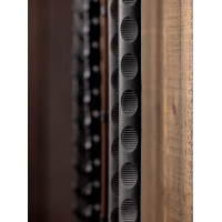 Magna Grip Gummizügel LeMieux Schwarz / silbern