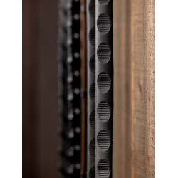 Magna Grip Gummizügel LeMieux Schwarz / silbern