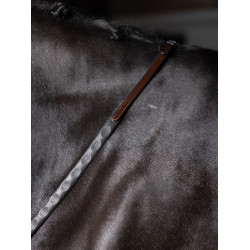 Magna Grip Gummizügel LeMieux Havanna / Messing Braun