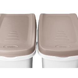 Futterbehälter Petfood Kerbl Weiß / Braun Futterbehälter Petfood Kerbl Weiß / Braun