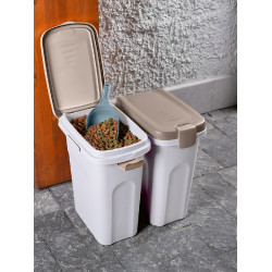 Futterbehälter Petfood Kerbl Weiß / Braun Futterbehälter Petfood Kerbl Weiß / Braun