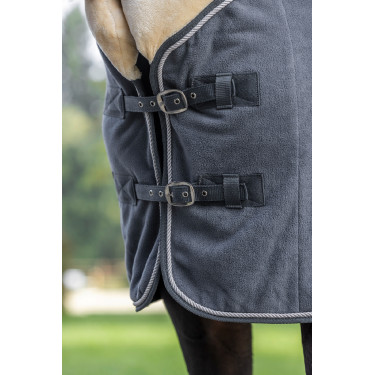 Polardecke RugBe Royal Covalliero Graphit Grau Polardecke RugBe Royal Covalliero Graphit Grau