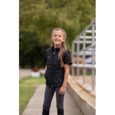 Covalliero Kinder-Weste aus zwei Materialien