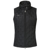 Gilet bi-matière femme Covalliero Noir
