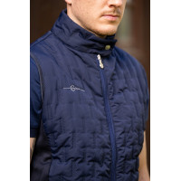 Zweimaterial-Weste Herren Covalliero Marine Marineblau Zweimaterial-Weste Herren Covalliero Marine Marineblau