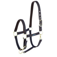Royal Covalliero Pferdehalfter Braun / Hellblau