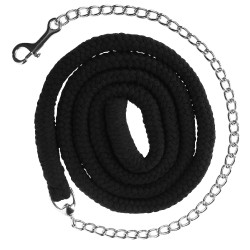Baumwolllonge mit Kette Covalliero Schwarz