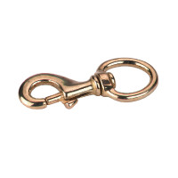 Karabinerhaken Kerbl Messing Gold