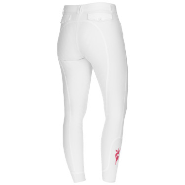 Janne x PinkRibbon Vollbesatz-Grip-Reithose Damen Covalliero Weiß Wei&amp;amp;amp;amp;amp;szlig;