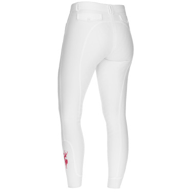 Janne x PinkRibbon Vollbesatz-Grip-Reithose Damen Covalliero Weiß Wei&amp;amp;amp;amp;amp;szlig;