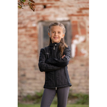 Kinderjacke aus zweierlei Material Covalliero