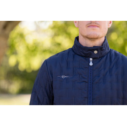 Zweimaterial-Herrenjacke Covalliero