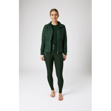 Leichte Daunenjacke Horze Elena Damen Waldgrün Leichte Daunenjacke Horze Elena Damen Waldgrün