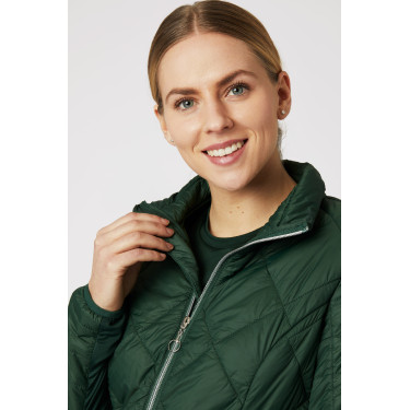 Leichte Daunenjacke Horze Elena Damen Waldgrün Leichte Daunenjacke Horze Elena Damen Waldgrün