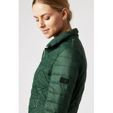 Leichte Daunenjacke Horze Elena Damen Waldgrün Leichte Daunenjacke Horze Elena Damen Waldgrün