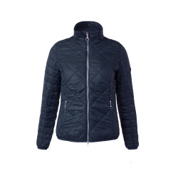 Leichte Daunenjacke Horze Elena Damen Dunkelmarineblau