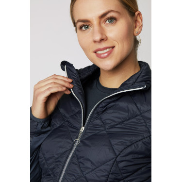 Leichte Daunenjacke Horze Elena Damen Dunkelmarineblau Leichte Daunenjacke Horze Elena Damen Dunkelmarineblau