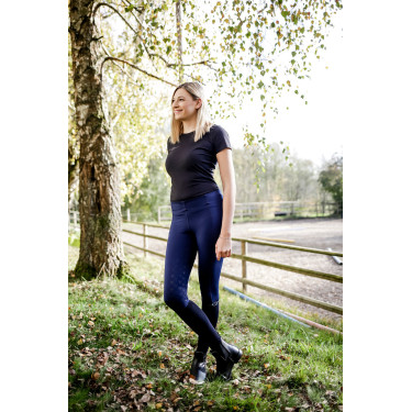 Reitleggings Damen Equona Covalliero Dunkelblau